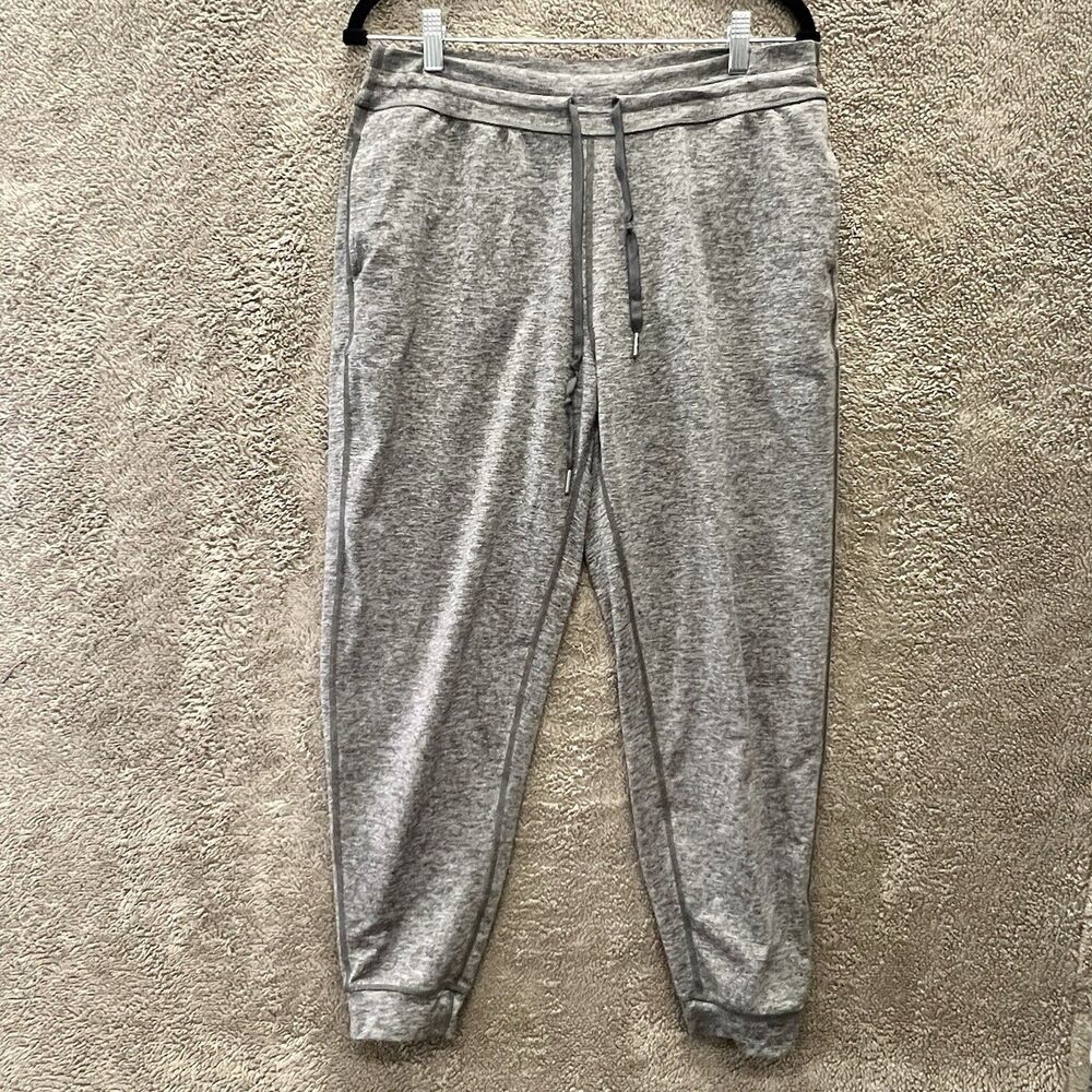 Aerie Offline Heathered Gray Jogger Pants, SzLarge Lounge Athletic